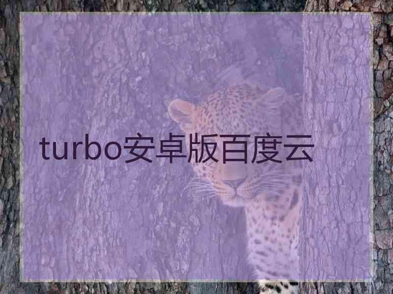 turbo安卓版百度云