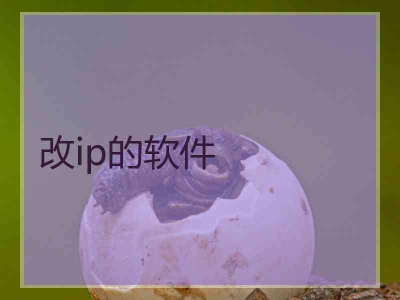 改ip的软件