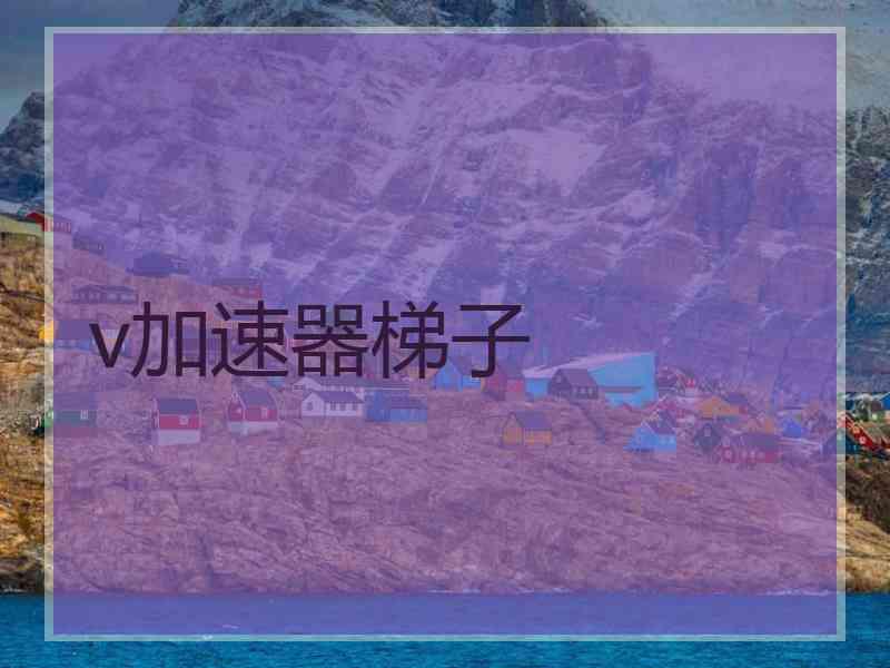 v加速器梯子