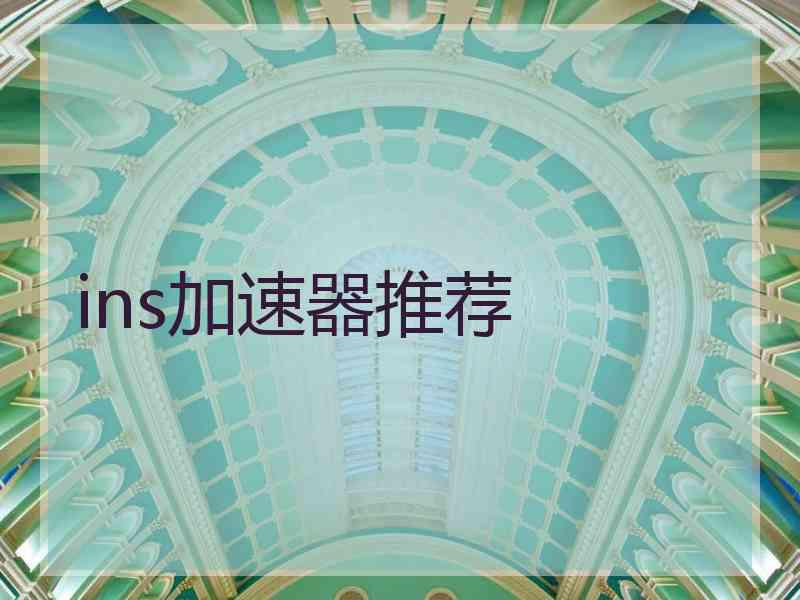 ins加速器推荐