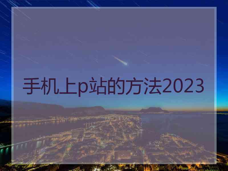 手机上p站的方法2023