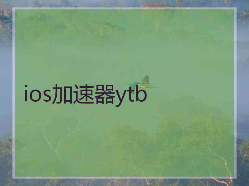 ios加速器ytb