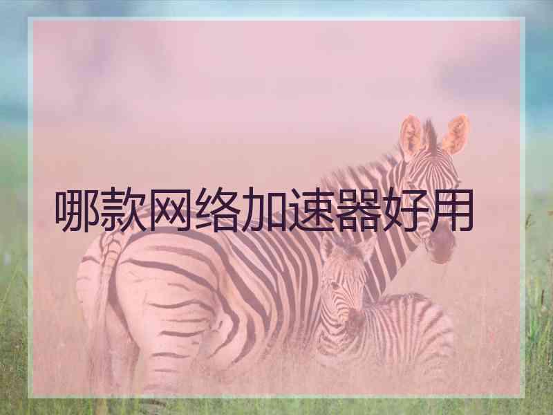 哪款网络加速器好用