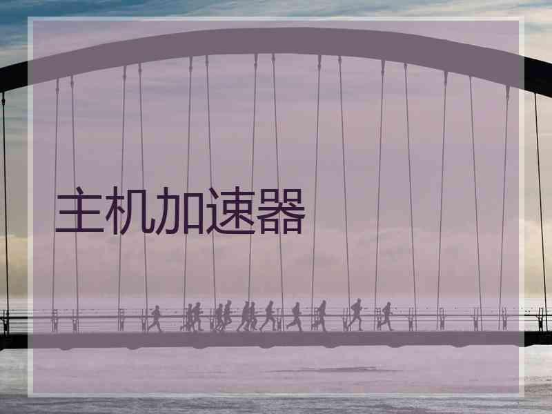 主机加速器