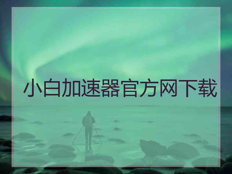 小白加速器官方网下载