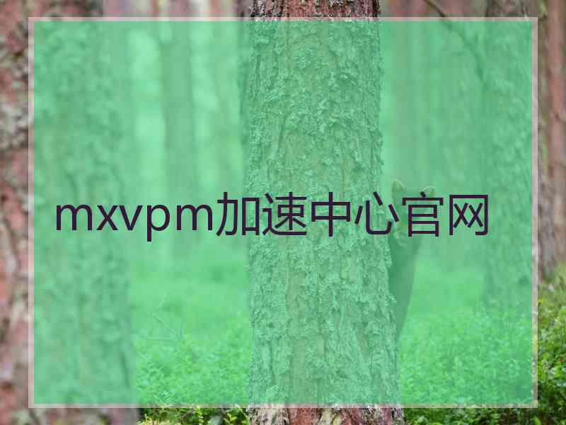 mxvpm加速中心官网