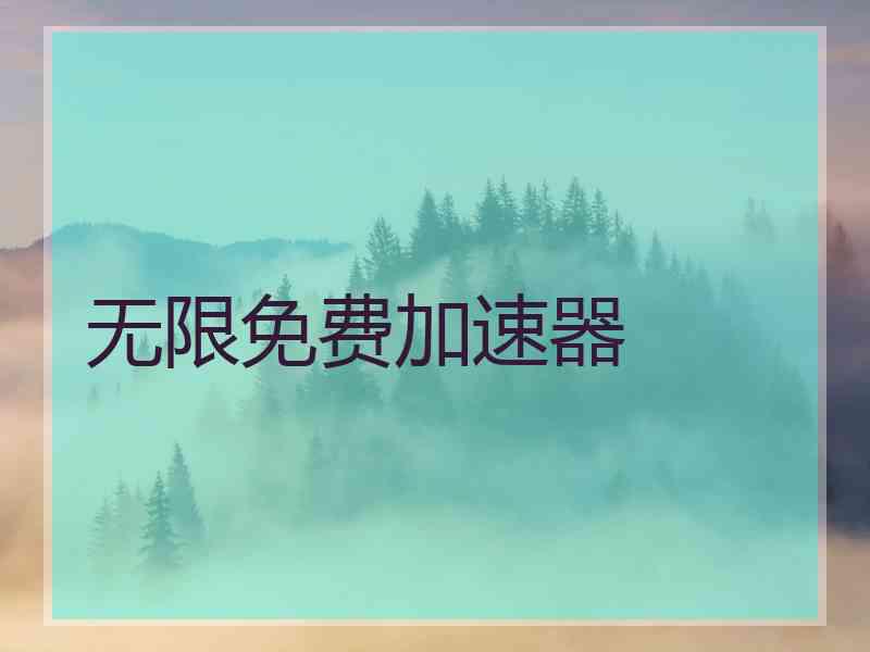 无限免费加速器