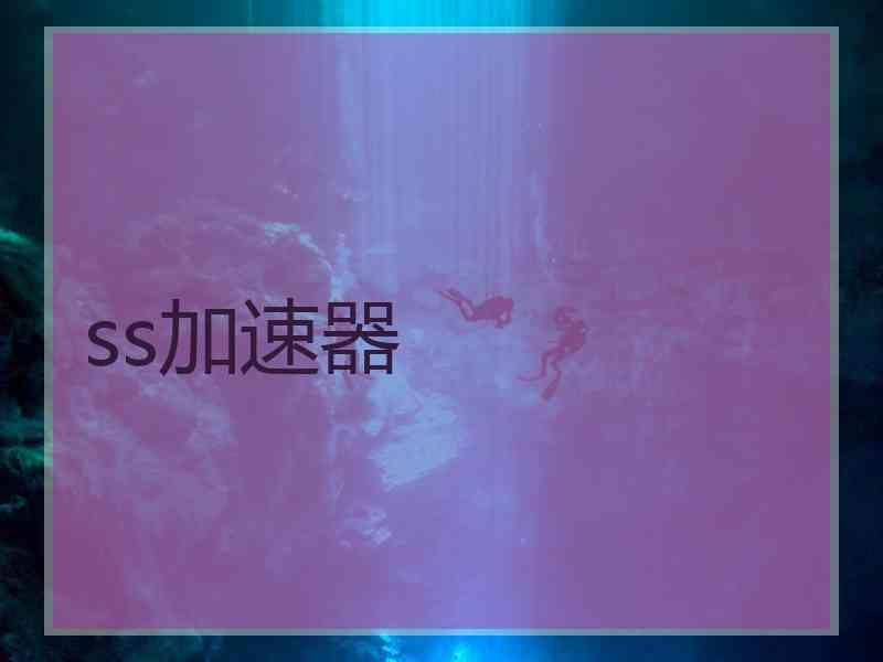 ss加速器