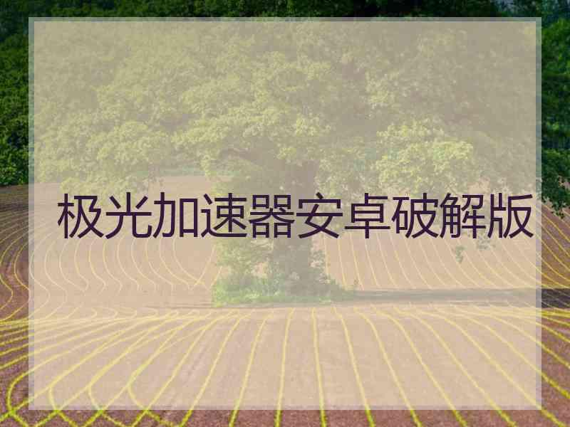 极光加速器安卓破解版