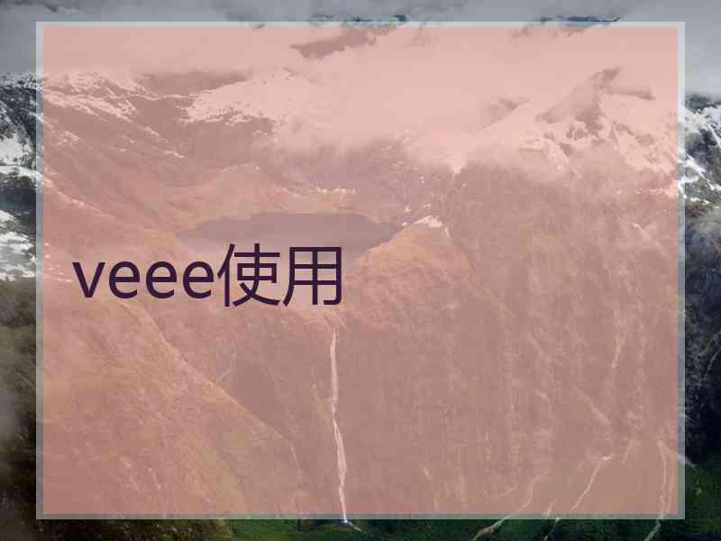 veee使用