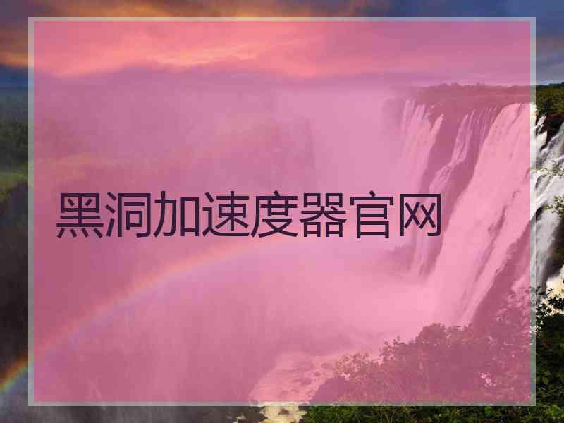 黑洞加速度器官网