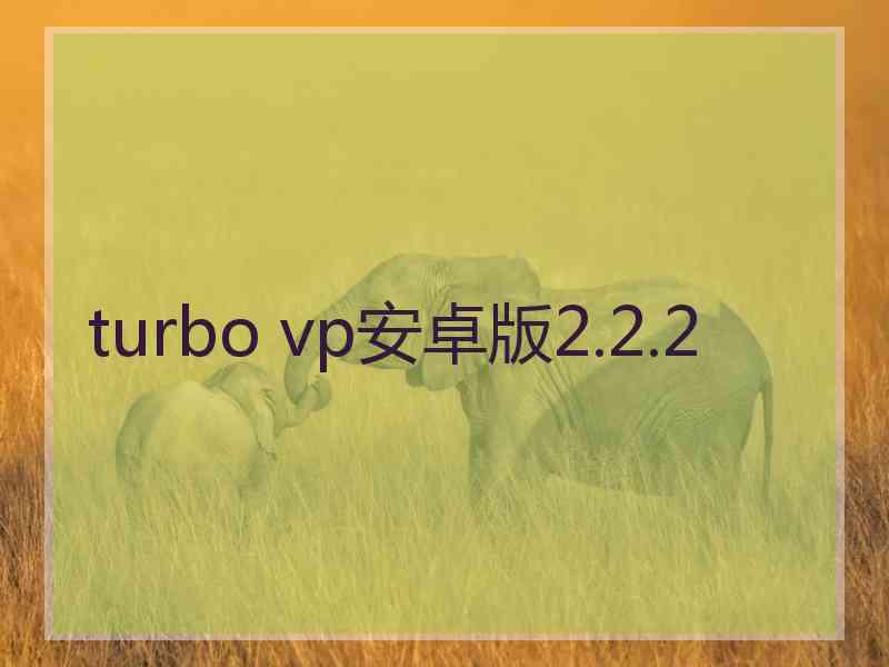 turbo vp安卓版2.2.2