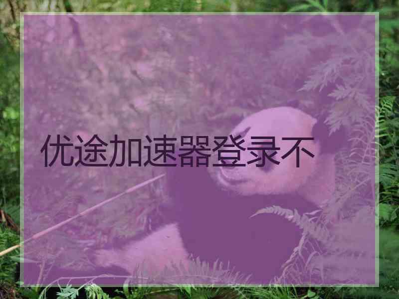 优途加速器登录不