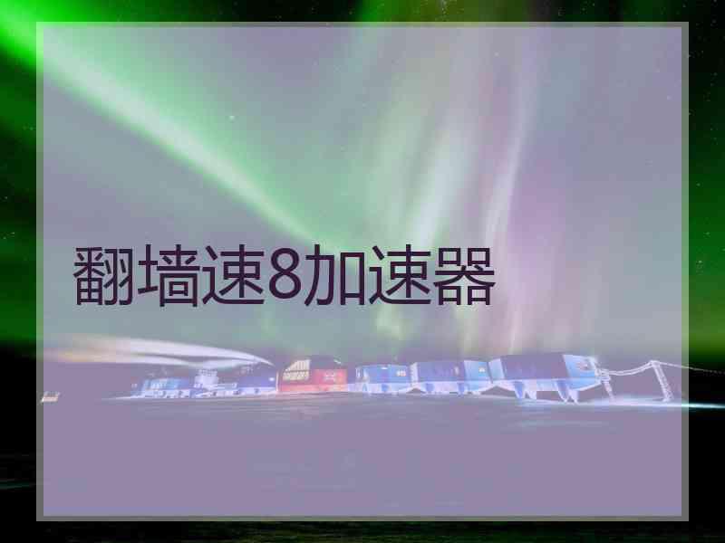 翻墙速8加速器