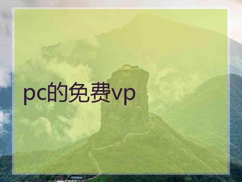 pc的免费vp