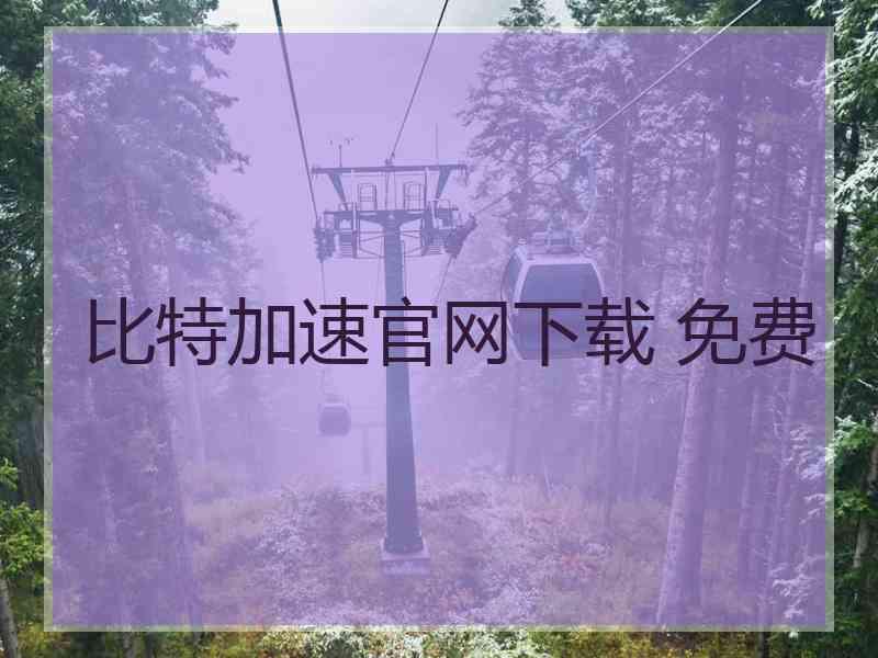 比特加速官网下载 免费