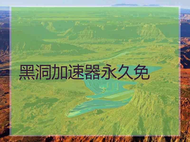 黑洞加速器永久免