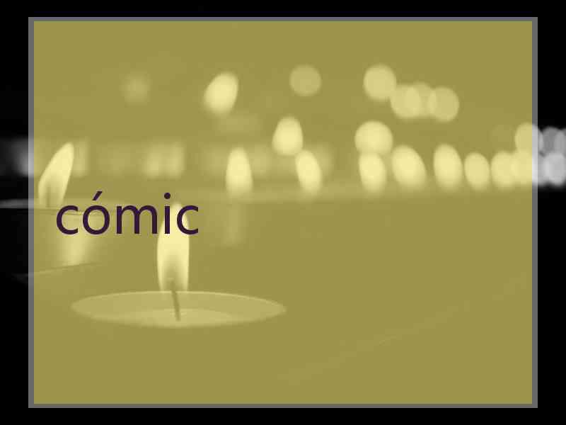 cómic