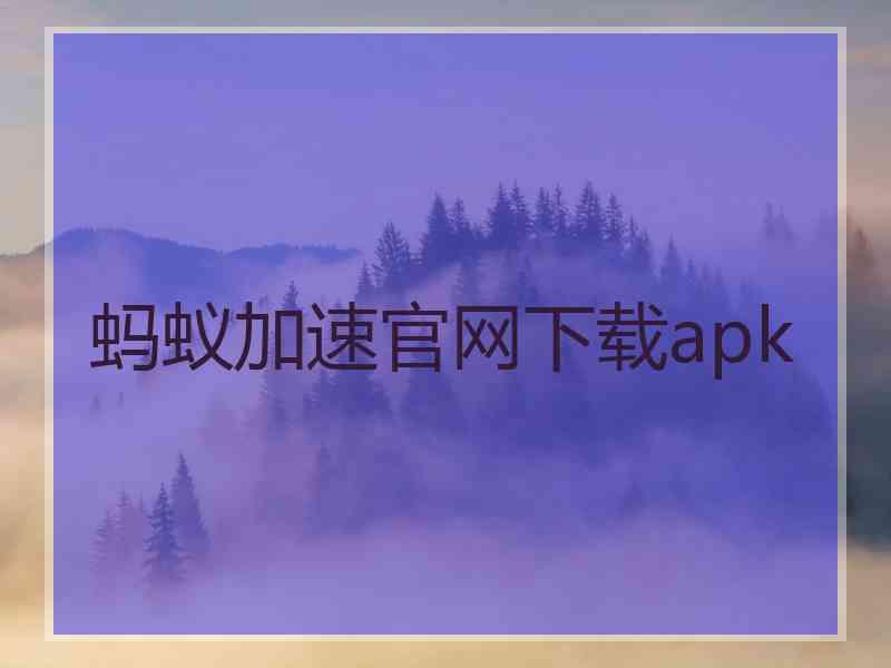 蚂蚁加速官网下载apk