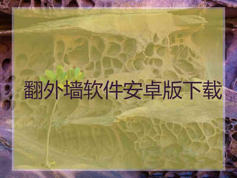 翻外墙软件安卓版下载