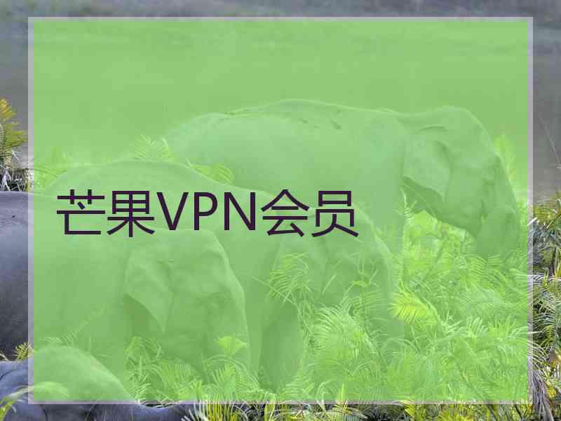 芒果VPN会员