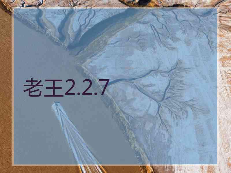 老王2.2.7