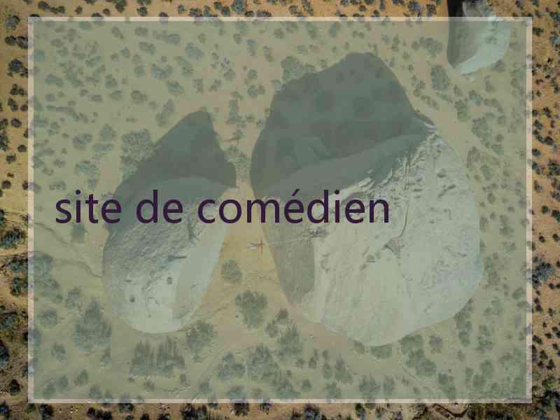 site de comédien