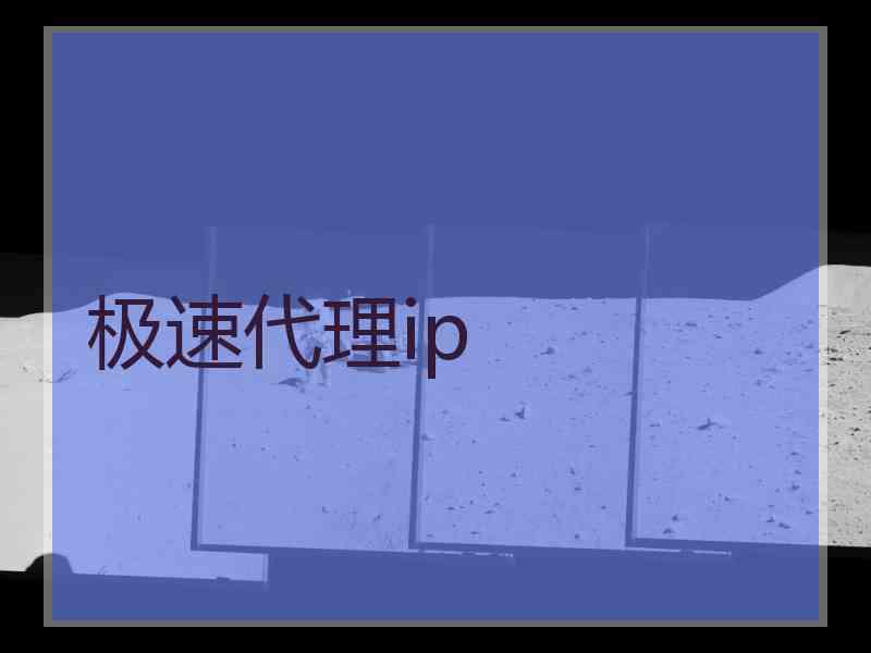 极速代理ip