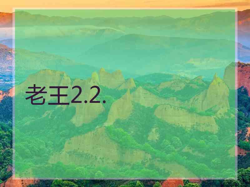 老王2.2.