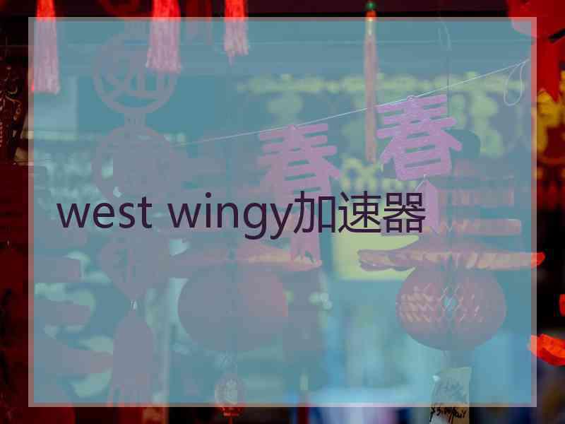 west wingy加速器