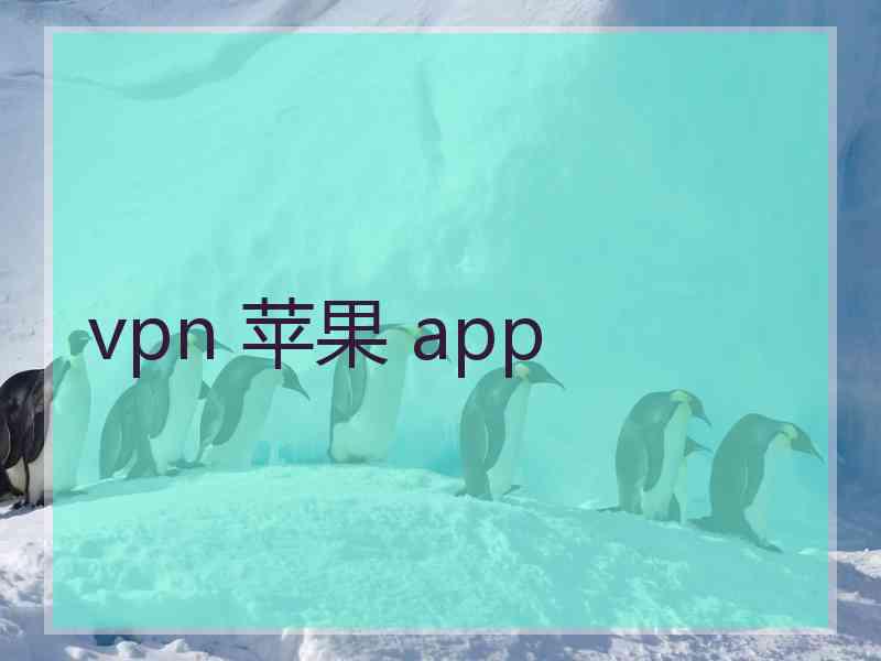 vpn 苹果 app