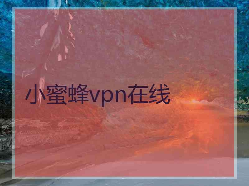 小蜜蜂vpn在线