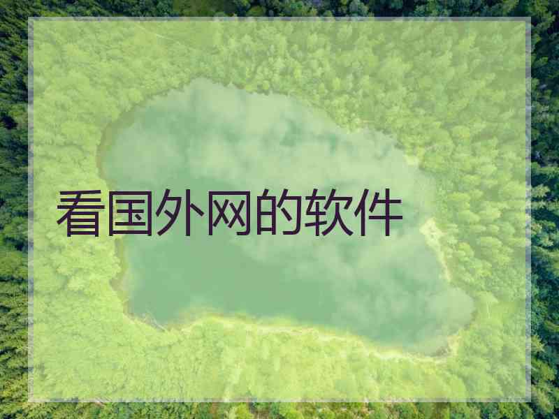 看国外网的软件