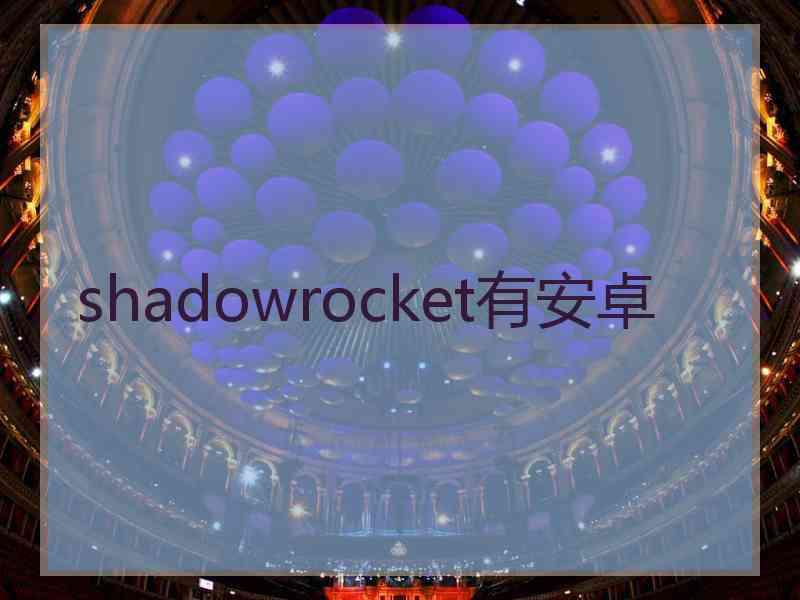 shadowrocket有安卓