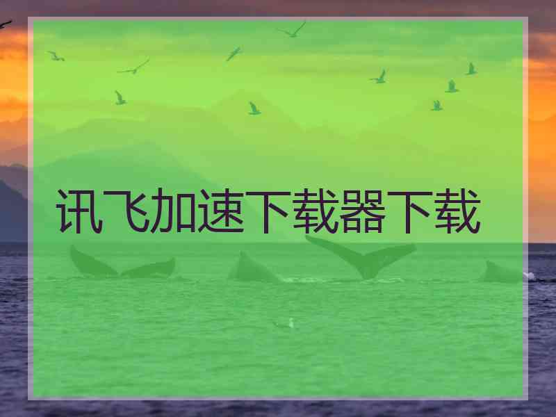 讯飞加速下载器下载
