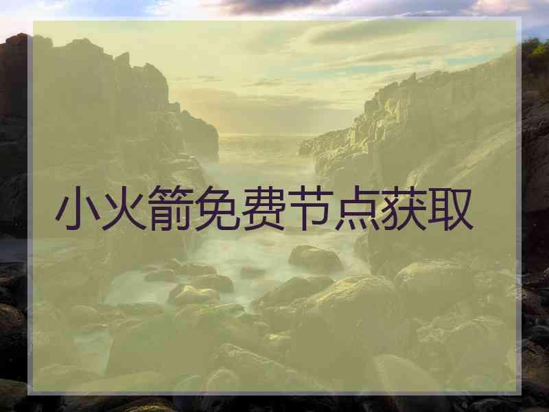 小火箭免费节点获取