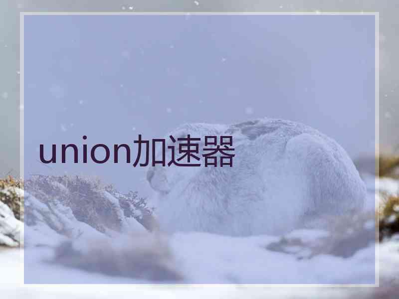 union加速器