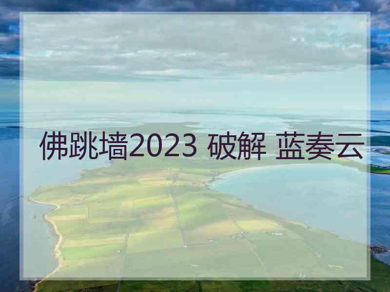 佛跳墙2023 破解 蓝奏云