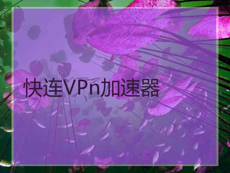 快连VPn加速器