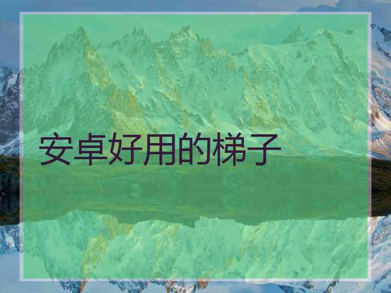 安卓好用的梯子
